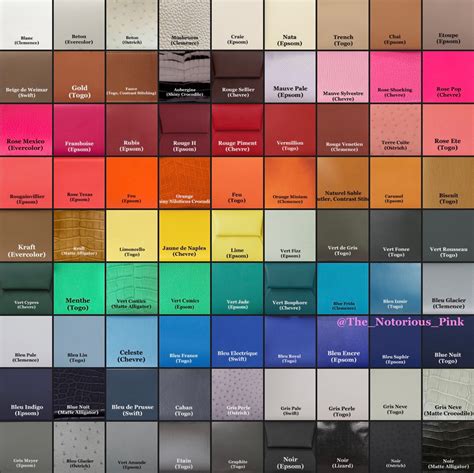 hermes spring summer 2023 colors|new Hermes colors chart.